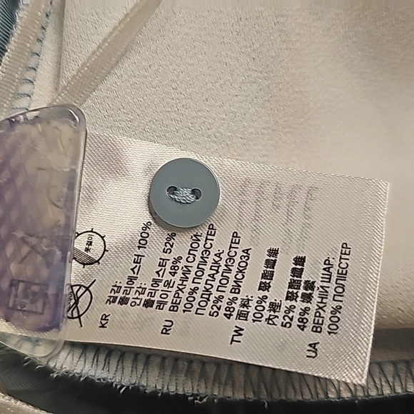 H&M Women Jumpsuit, Size 8, Color: Blue, Off white, orange - Picture 10 of 12